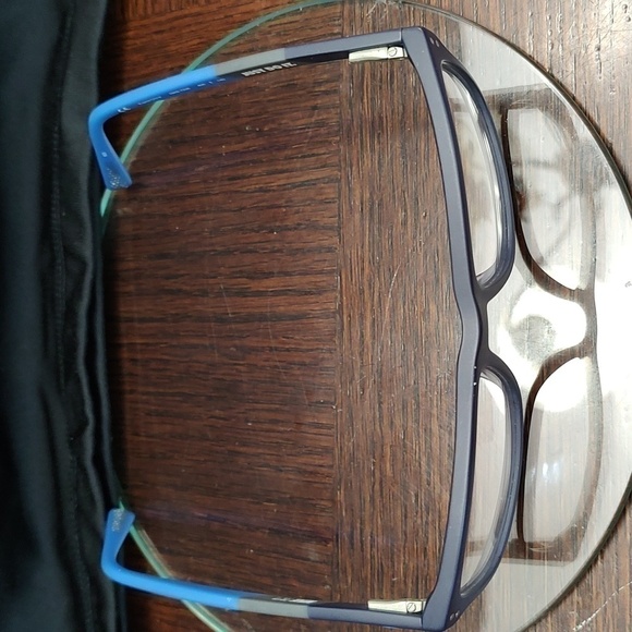 NIKE Sporty Frames (only) Matte Black & Blue - Case Incl. but.. see description - Picture 3 of 12